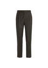 Delon Side Adjuster Evo Trousers - Slate Brown-Pants-Oscar Jacobson-Butler Loftet