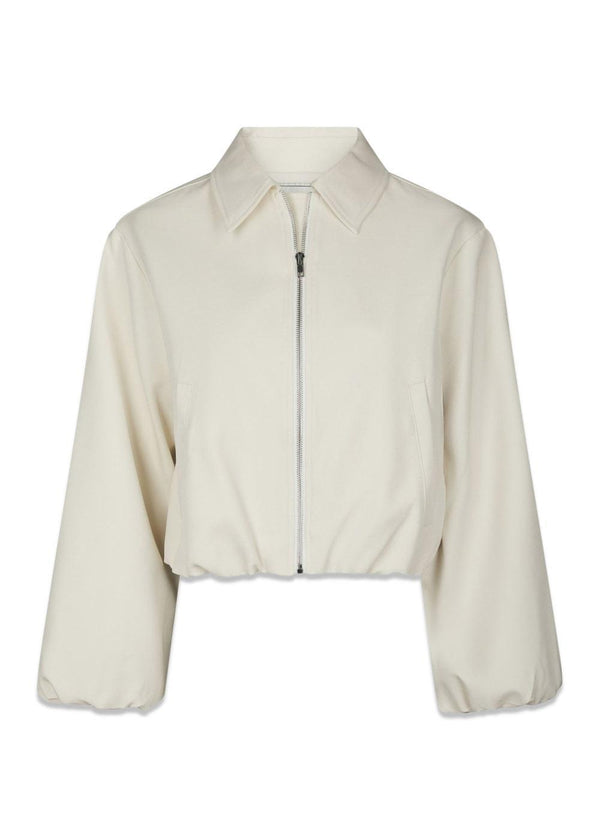 Denielle Structure Jacket - Off White-Outerwear-Neo Noir-Butler Loftet