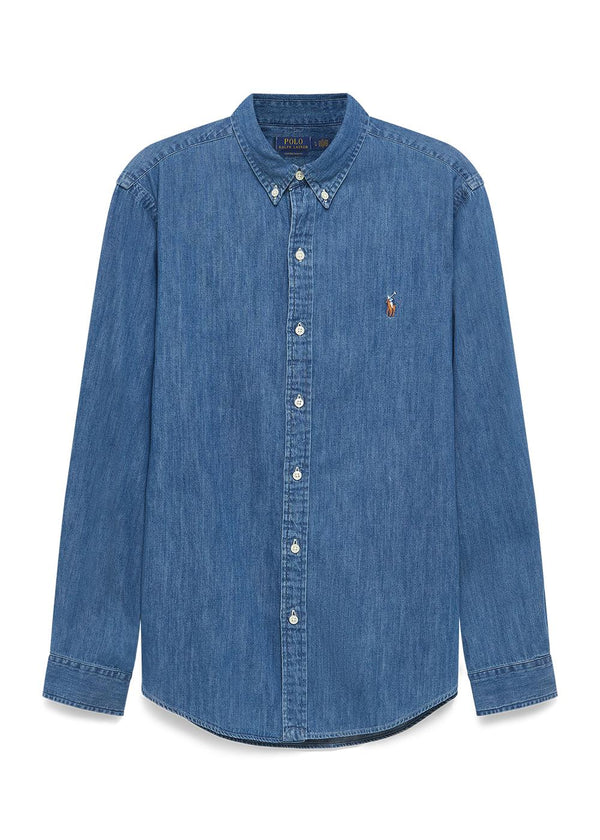 Denim slim fit overhemd - Denim-shirts-Ralph Lauren-Butler Loftet