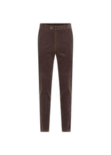 Denz-broek van Oscar Jacobson - gebakken beige. Koop hier een broek.