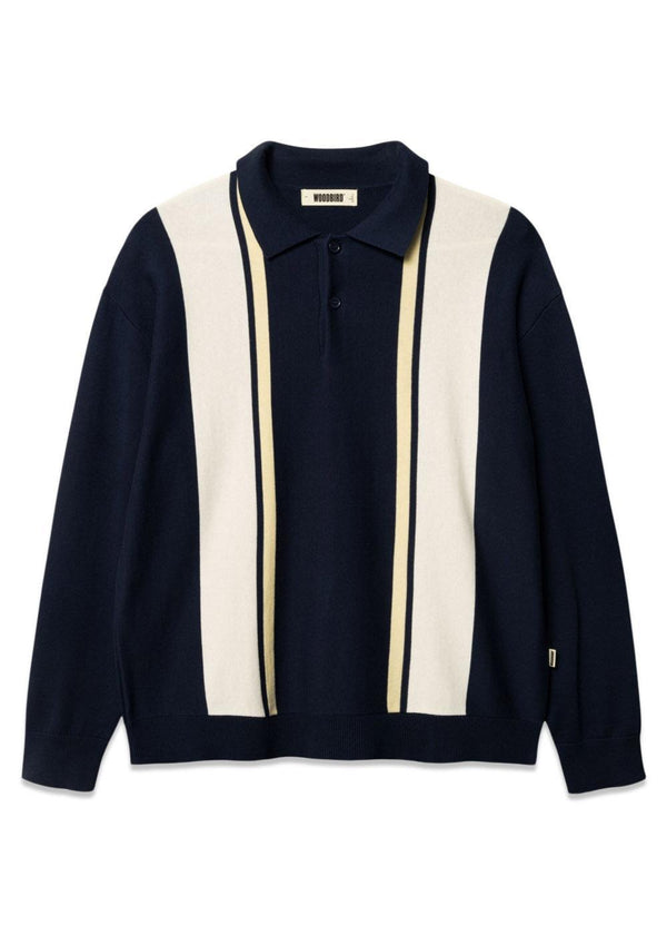 Dom Gran Polo - Donker Marine-Knitwear-Woodbird-Butler Loftet