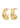 ELARA earrings gold-plated - Gold Plated-Jewellery-Pilgrim-Butler Loftet