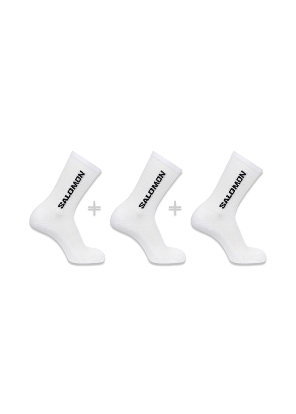 Salomon EVERYDAY CREW 3-PACK-WIT-WIT-WIT - Wit / Wit / Wit. Koop hier sokken/kousen.