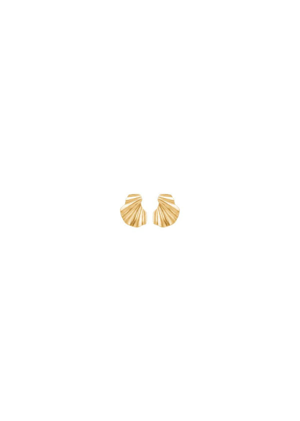 Earring, Wave - 925S/Gp/M-Jewellery-ENAMEL Copenhagen-Butler Loftet