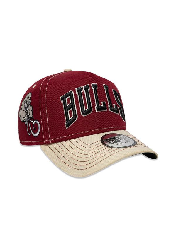 Eframe City Icon Bulls - Rood/Beige-Hoofddeksel-New Era-Butler Loftet