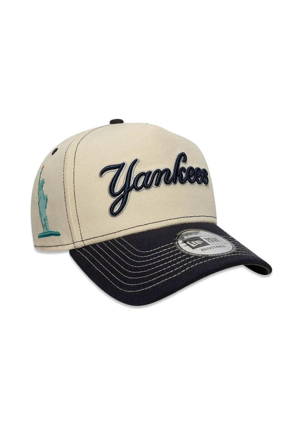 Eframe City Icon Yankees - Beige/Navy-Headwear-New Era-Butler Loftet