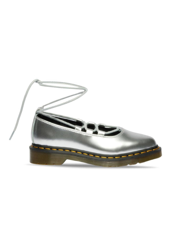 Elphie Ii Zilver Metallic Patentlampen - Zilver Metallic-Schoenen-Dr. Martens-Butler Loftet