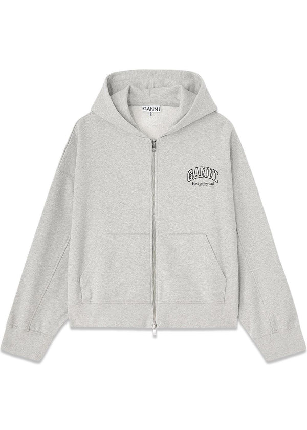 Essential Isoli hoodie met rits - Paloma-Hoodies-Ganni-Butler Loftet