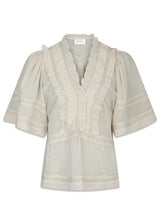 Evienne S Voile Top - Ivoor-Top-Neo Noir-Butler Loftet