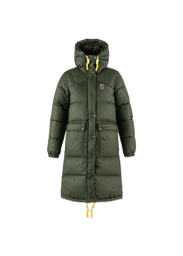 Expedition Long Down Parka W - Deep Forest-Outerwear-Fjällräven-Butler Loftet