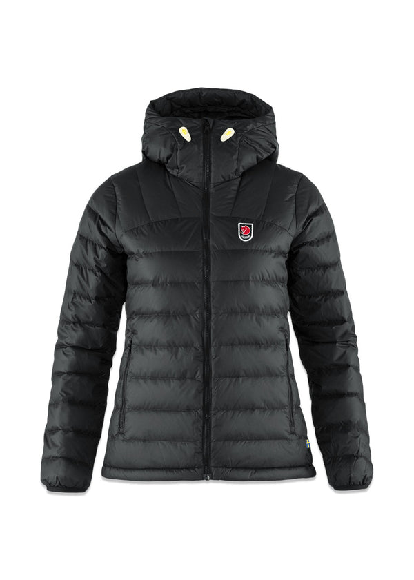 Expedition Pack Down Hoodie W - Zwart-Bovenkleding-Fjällräven-Butler Loftet