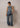 FLARED DENIM TOP - Hortensia (blauw)-Top-Rotate-Butler Loftet