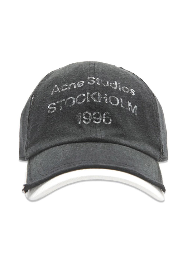 FN-UX-HATS000289 - Zwart-Hoofddeksel-Acne Studios-Butler Loftet