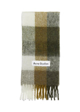 FN-UX-SCAR000115 - Taupe/Green/Black-Scarf-Acne Studios-Butler Loftet