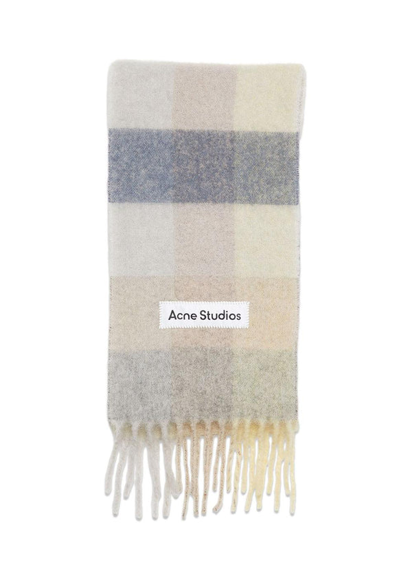 FN-UX-SCAR000115 - Vanilla/Beige/Lavender-Scarf-Acne Studios-Butler Loftet