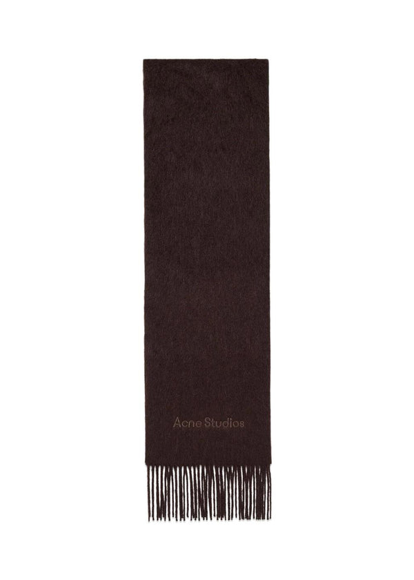 FN-UX-SCAR000473 - Donkerbruin Melange-Sjaal-Acne Studios-Butler Loftet