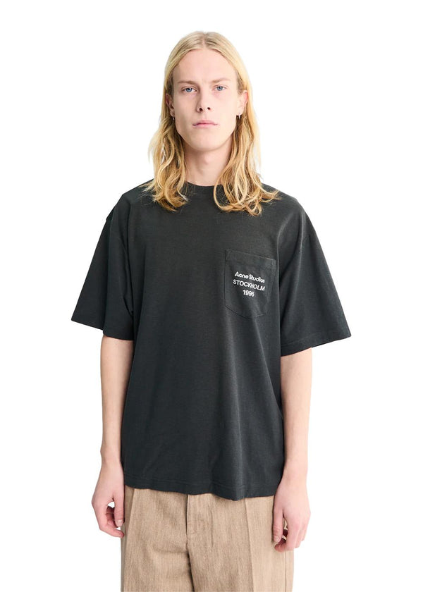 FN-UX-TSHI000289 - Vervaagde zwarte T-shirts-Acne Studios-Butler Loftet