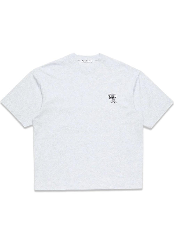 FN-UX-TSHI000292 - Lichtgrijs gemêleerde T-shirts-Acne Studios-Butler Loftet