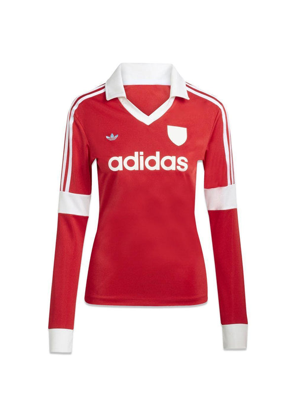 VOETBAL KRAAG T - Better Scarlet-T-shirts met lange mouwen-Adidas Originals-Butler Loftet