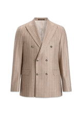 Farris Blazer - Zandbeige-Bovenkleding-Oscar Jacobson-Butler Loftet