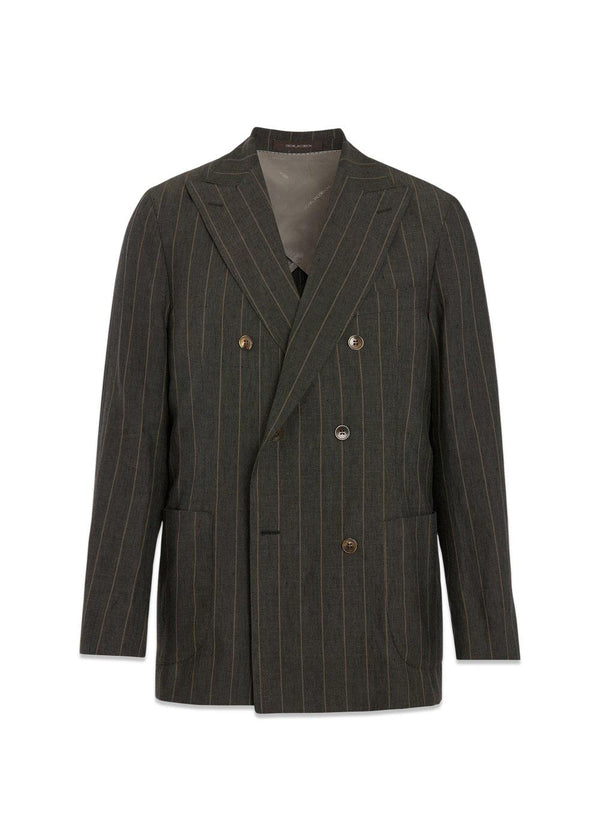 Farris Patch Zachte Blazer - Groene Aarde-Blazers-Oscar Jacobson-Butler Loftet