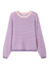 Femme pulls nenybay - Striped Rosebud-Knitwear-American Vintage-Butler Loftet