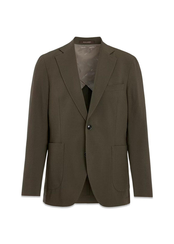 Ferry Patch Zachte Blazer - Legergroen-Blazers-Oscar Jacobson-Butler Loftet