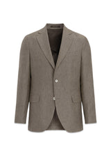 Ferry Zachte Blazer - Dusk Brown-Blazers-Oscar Jacobson-Butler Loftet