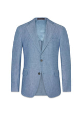 Ferry Soft Blazer - Smog Blue-Blazers-Oscar Jacobson-Butler Loftet