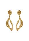 Flowing Dreams Earrings length 30 mm - Gold-Jewellery-Pernille Corydon-Butler Loftet