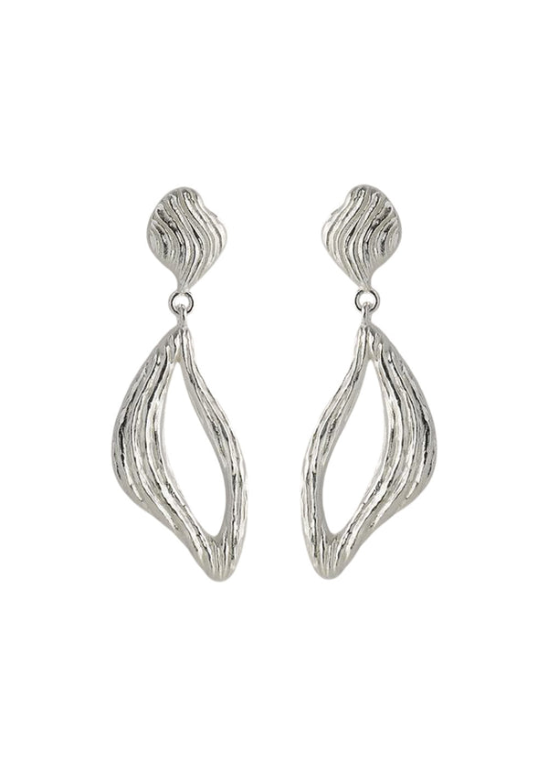 Flowing Dreams Oorbellen lengte 30 mm - Zilver-Sieraden-Pernille Corydon-Butler Loftet