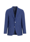 Fogerty Blazer - Blauwe Print-Blazers-Oscar Jacobson-Butler Loftet