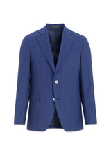 Fogerty Blazer - Blauwe Print-Blazers-Oscar Jacobson-Butler Loftet
