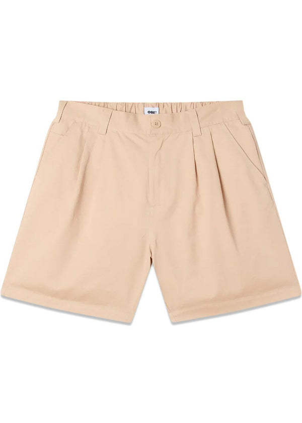Foster Geplooide Short - Cement-Shorts-OBEY-Butler Loftet