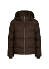 Fox C Puffer Jacket - Dark Brown-Outerwear-Neo Noir-Butler Loftet
