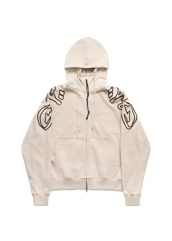 GHYLL HOODIE MET/RITS & BORDUURSEL - Faded Sand-Hoodies-ALIS-Butler Loftet