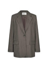 GaleMD 2 blazer - Warm Grijs-Blazers-Modström-Butler Loftet
