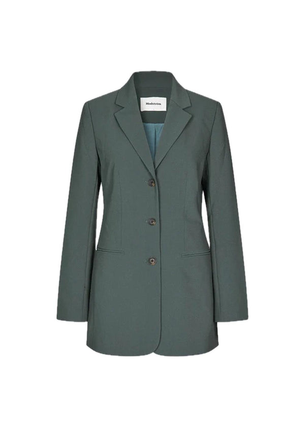 GaleMD slim blazer - Harbor Green-Blazers-Modström-Butler Loftet