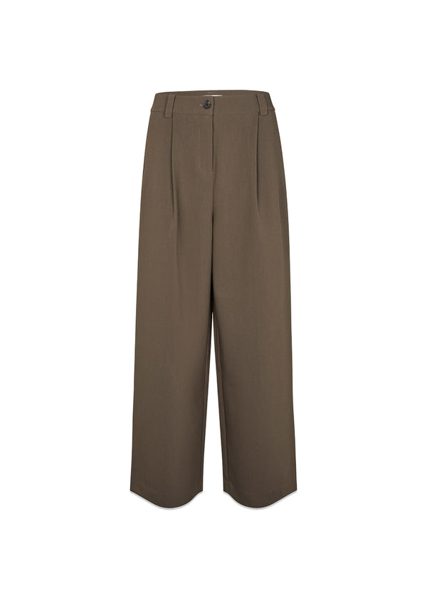 Wijde broek Galemd - Espresso-Pants-Modström-Butler Loftet