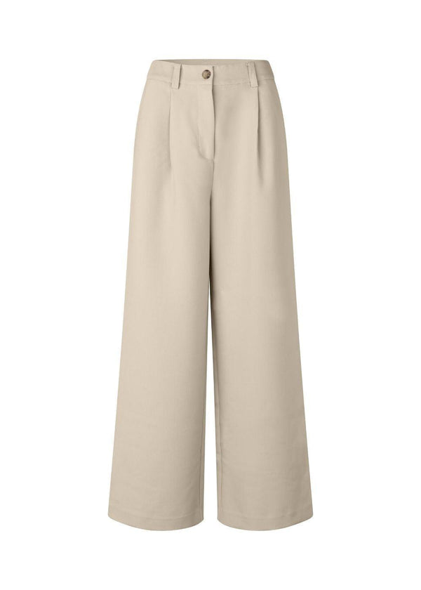 Galemd wide pants - Powder Sand-Pants-Modström-Butler Loftet