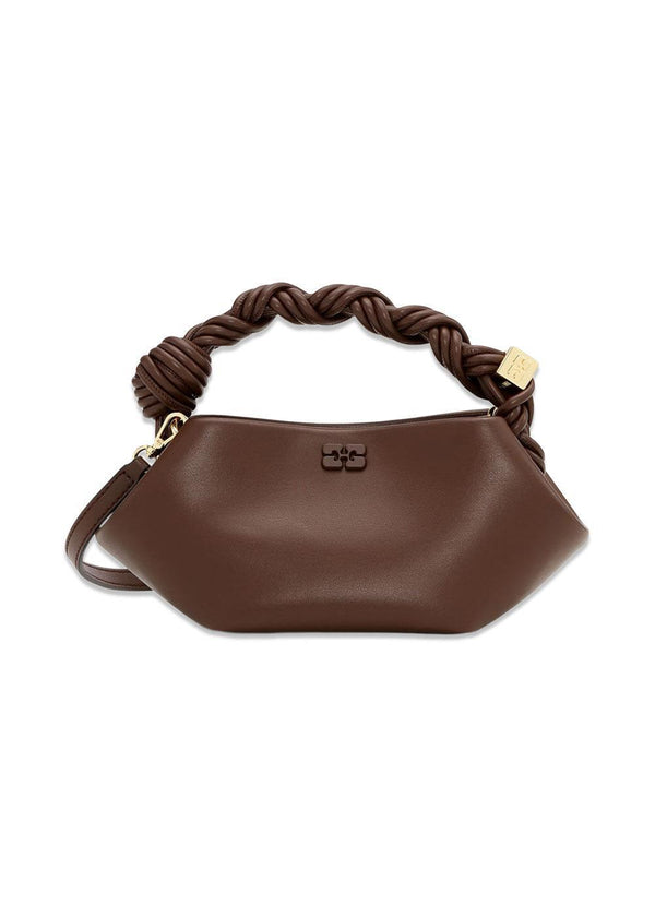 Ganni Bou Bag Mini - Chocolade Fondant-Zakken-Ganni-Butler Loftet