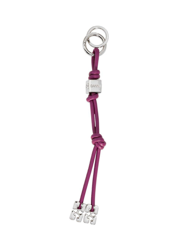 Ganni Bou sleutelhanger - Boysenberry-Accessoires-Ganni-Butler Loftet