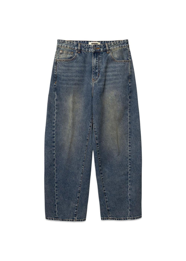 Ghat Twisted Jeans - Blauwe Vintage-Jeans-Woodbird-Butler Loftet
