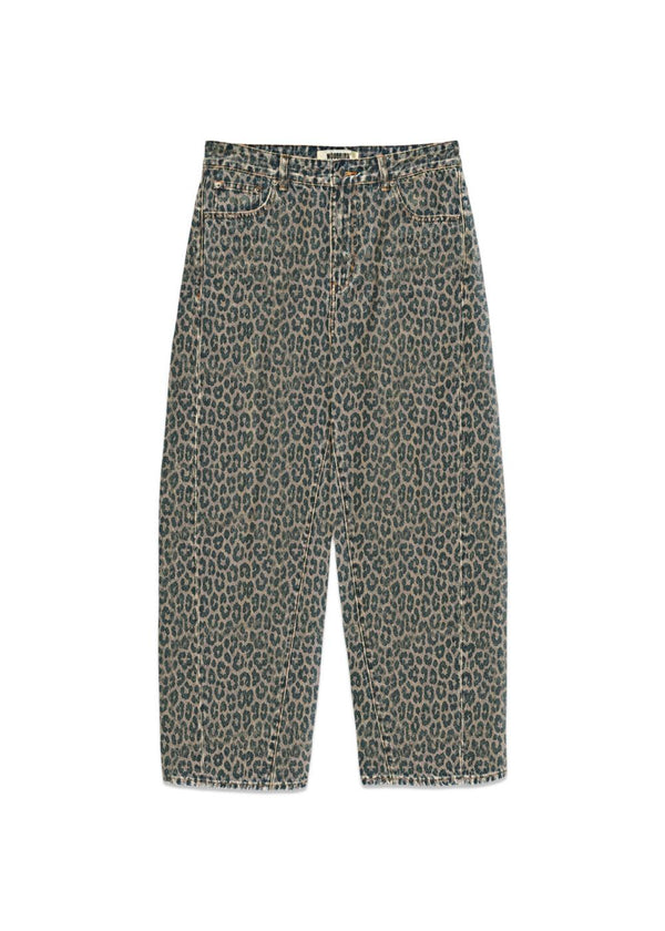 Ghat Twisted Leo Jeans - Black-Yellow-Jeans-Woodbird-Butler Loftet