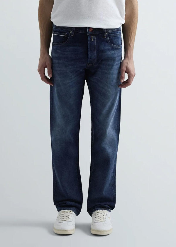 Grover Jeans - Donkerblauw-Jeans-Replay-Butler Loftet