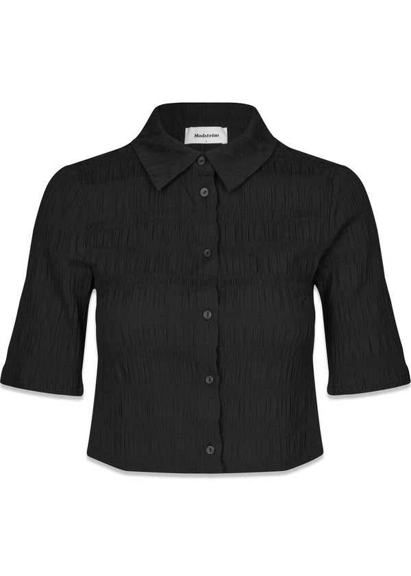 Modströms HamsonMD-shirt - Zwart. Koop hier overhemden.