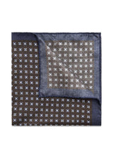 Handkerchief - Black Brown-Accessories-Oscar Jacobson-Butler Loftet