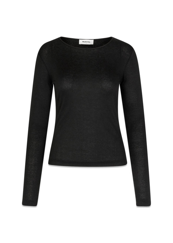 Modströms HarperMD LS top - Zwart. Koop hier T-shirts.