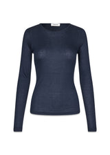 HarperMD LS top - Navy Sky-T-shirts-Modström-Butler Loftet
