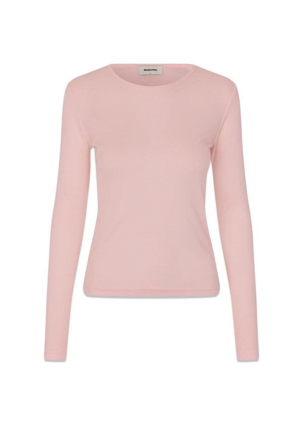 HarperMD LS top - Gesluierde Roze-T-shirts-Modström-Butler Loftet